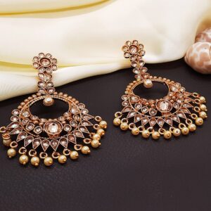 Gold-Plated-Stylish-Earrings-Indian-Jewellery