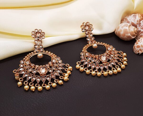 Gold-Plated-Stylish-Earrings-Indian-Jewellery