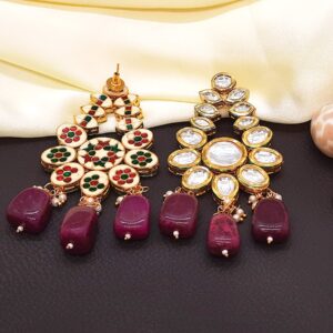 Kundan-Earrings-Kundan-Jewelry-Kundan-Wedding-Earrings