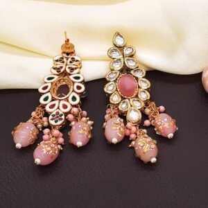 Long-Indian-Kundan-Earrings-Ethnic-Jewellery