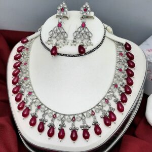 Indian-Necklace-Set-with-Earrings-Wedding-Jewelry