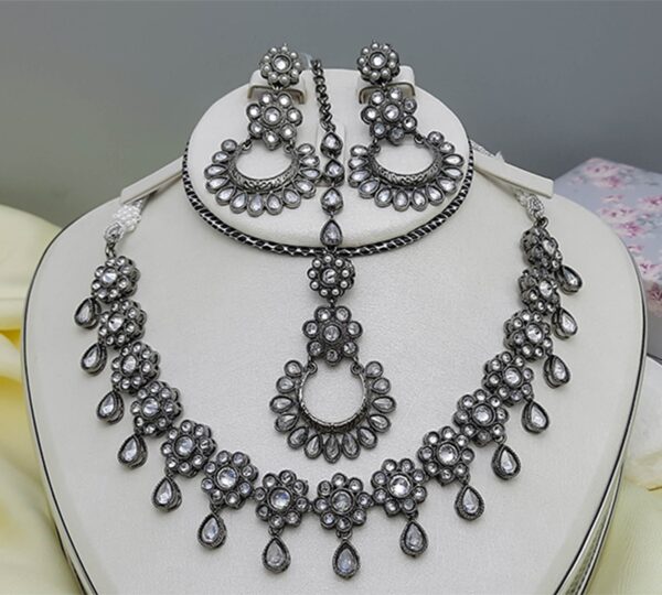 Oxidized-Jewellery-Wedding-Party-Necklace-Set